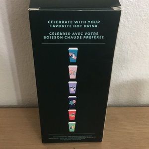 Starbucks Easter Bunny Rabbit 6 cups tumblers lid